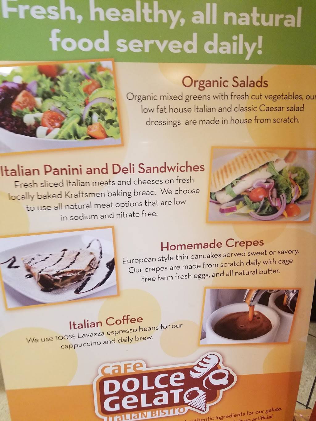 Cafe Dolce Gelato | cafe | 5135 W Alabama St # 7315, Houston, TX 77056, USA | 7139659987 OR +1 713-965-9987