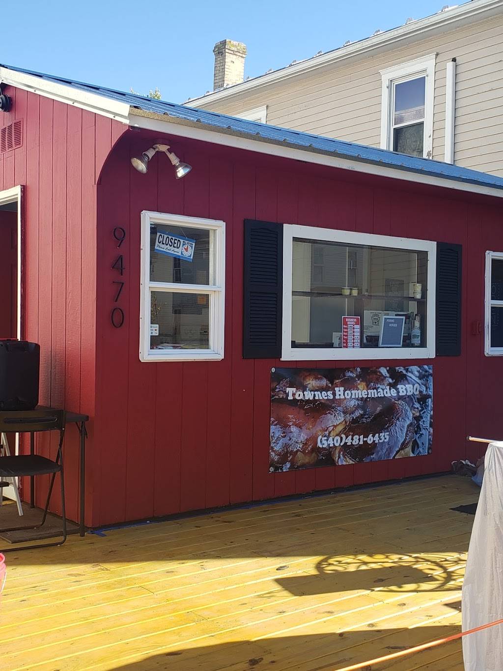 Townes Homemade BBQ | restaurant | 9470 S Congress St, New Market, VA 22844, USA | 5404816435 OR +1 540-481-6435