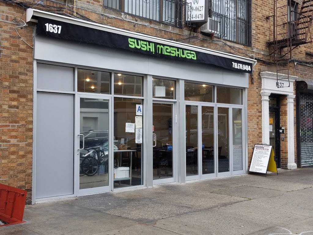 Sushi Meshuga | restaurant | 1637 E 17th St, Brooklyn, NY 11229, USA | 7186769484 OR +1 718-676-9484