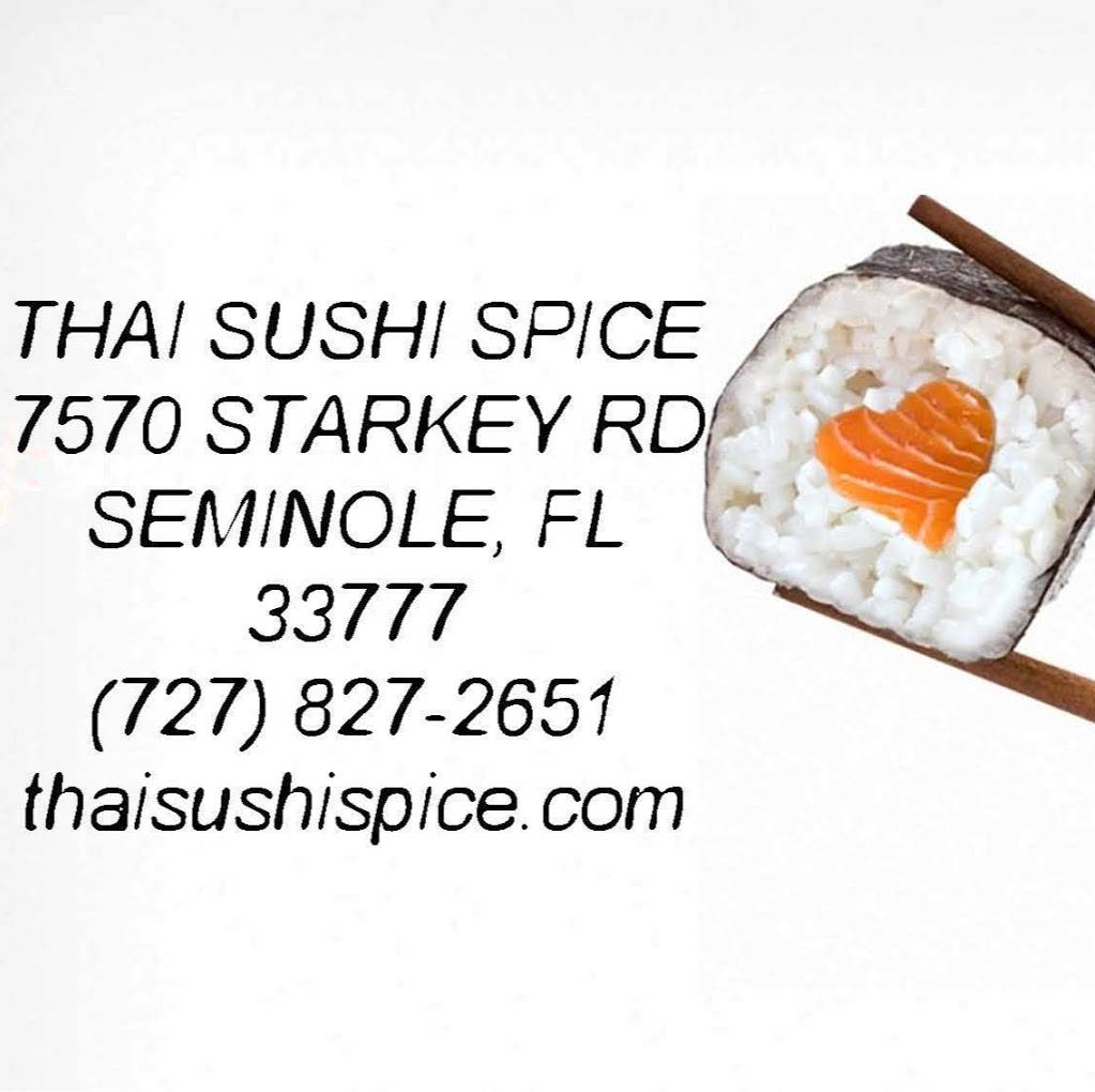 Thai Sushi Spice | restaurant | 7570 Starkey Rd Suite E, Seminole, FL 33777, USA | 7278272651 OR +1 727-827-2651