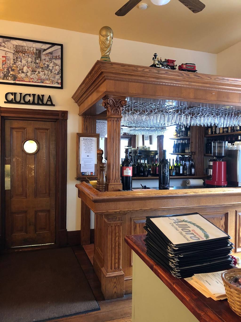 Alloro Cucina Italiana | restaurant | 124 Bank St, Grass Valley, CA 95945, USA | 5302733555 OR +1 530-273-3555