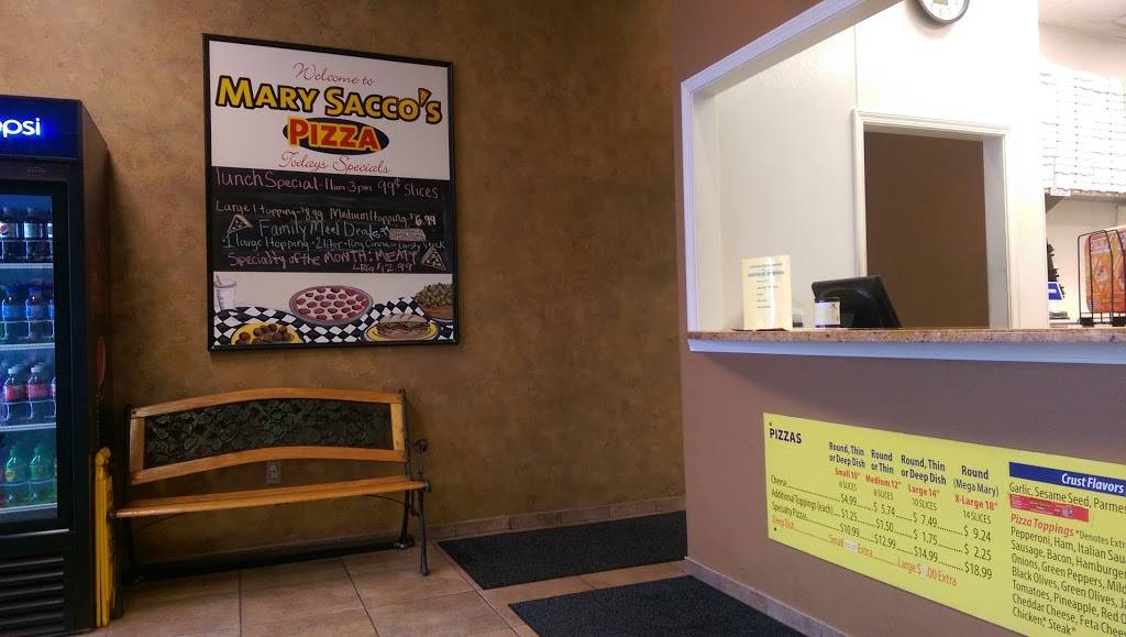 Mary Saccos Pizza | meal takeaway | 920 S Monroe St, Monroe, MI 48161, USA | 7343848484 OR +1 734-384-8484