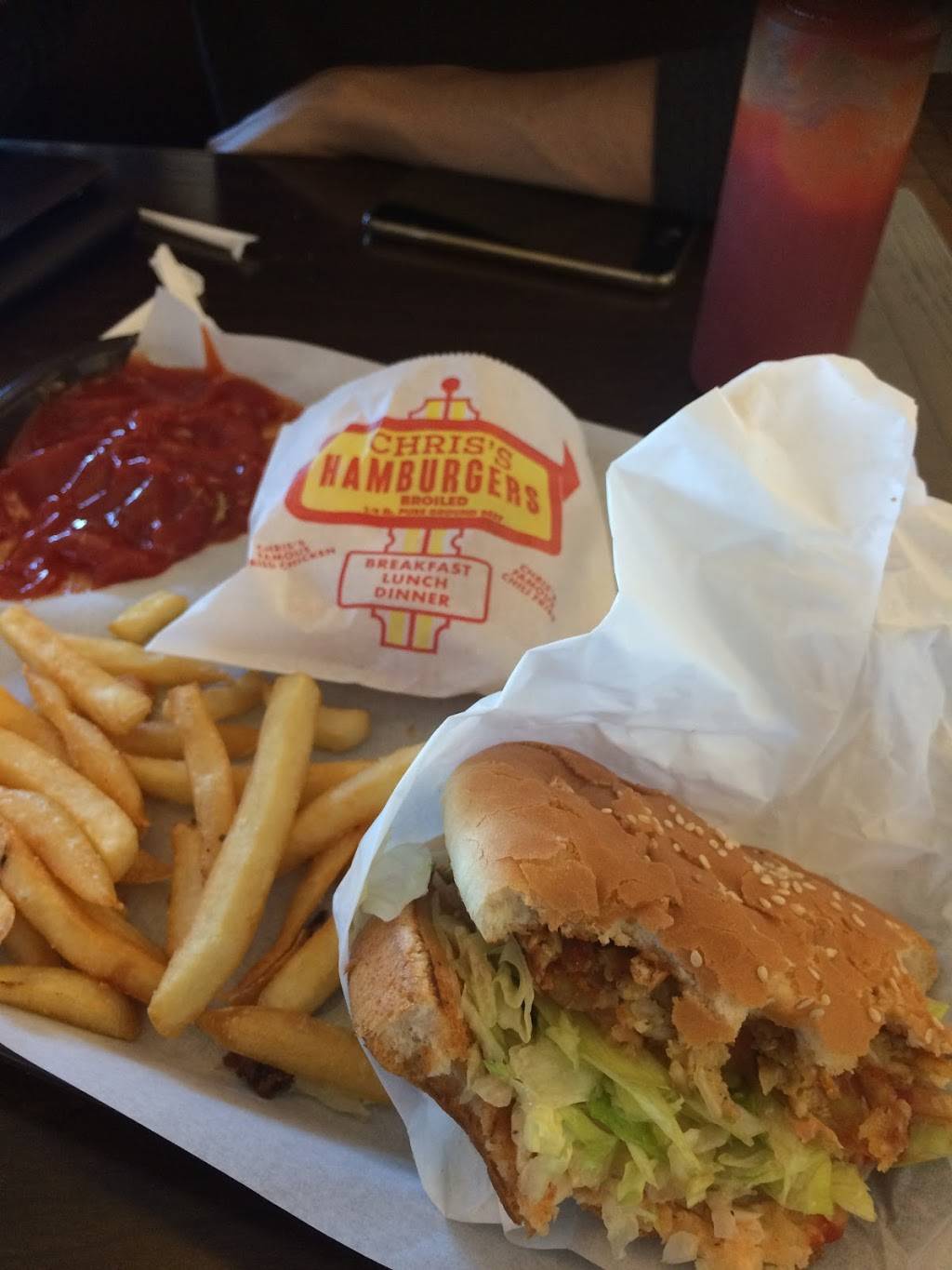 Chriss Hamburgers | restaurant | 7701 Atlantic Ave, Cudahy, CA 90201, USA | 3235624125 OR +1 323-562-4125