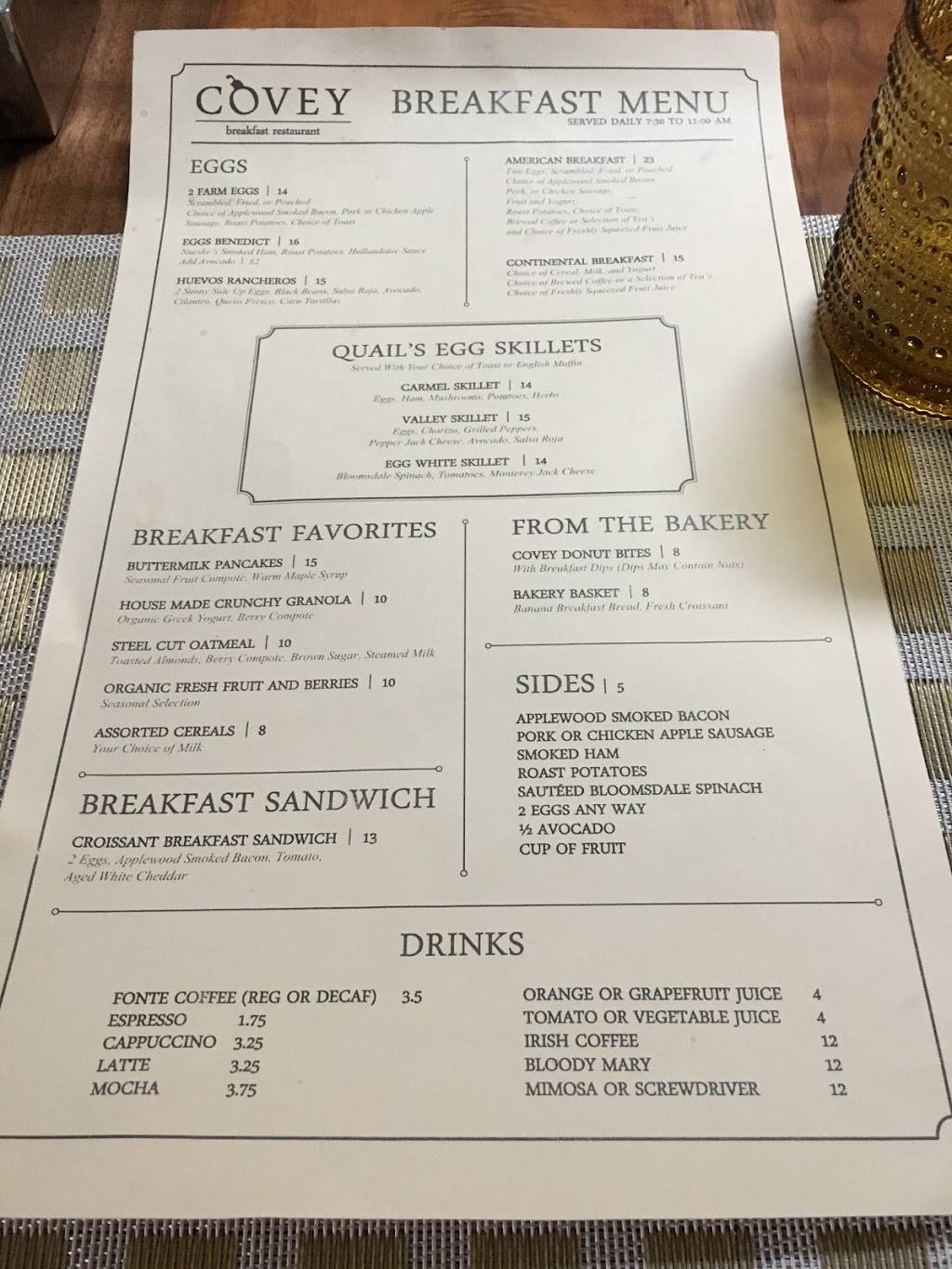 The Covey at Quail Lodge | restaurant | 8205 Valley Greens Dr, Carmel-By-The-Sea, CA 93923, USA | 8316208860 OR +1 831-620-8860