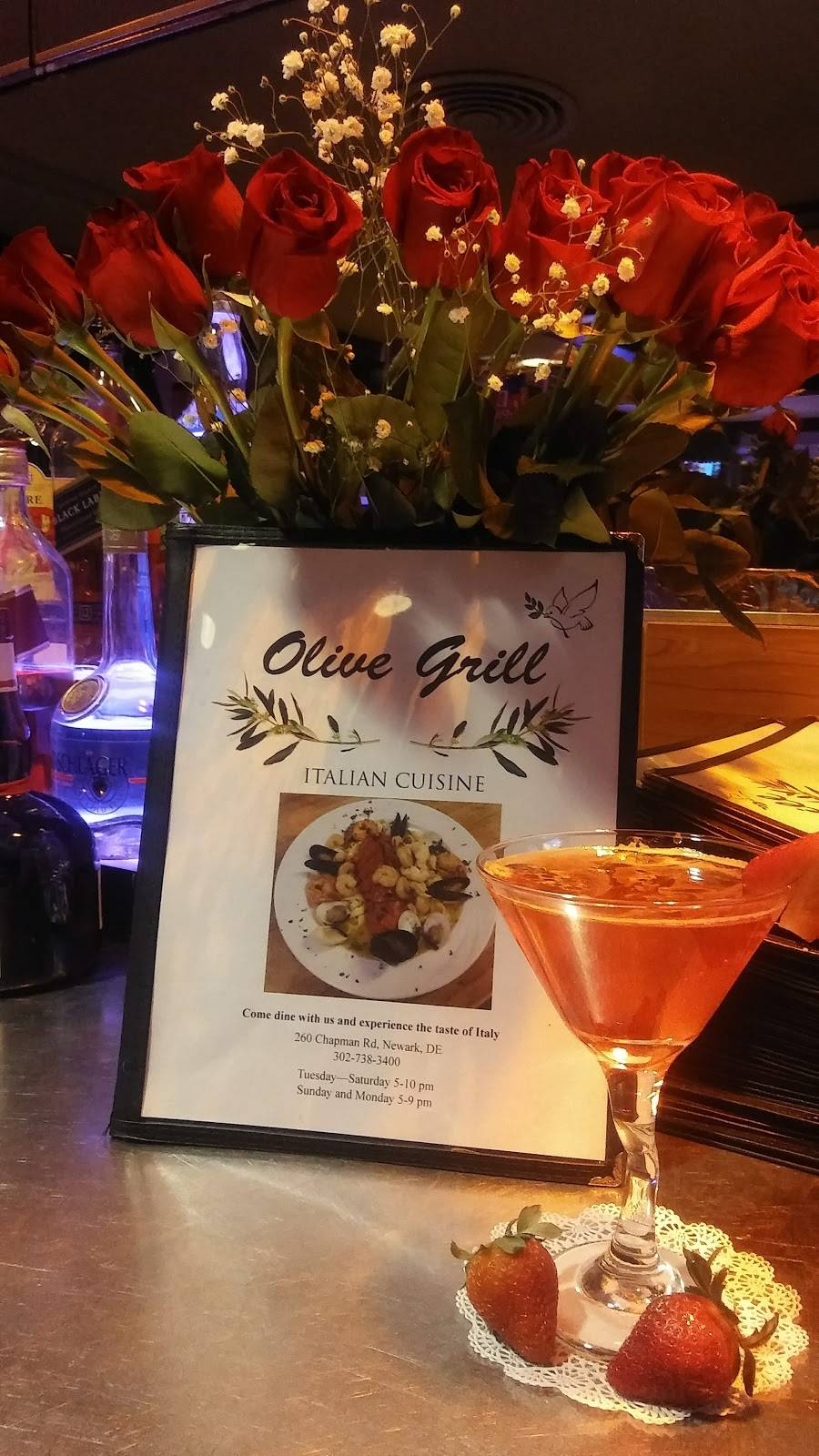 Olive Grill | restaurant | 260 Chapman Rd, Newark, DE 19702, USA | 3027373685 OR +1 302-737-3685