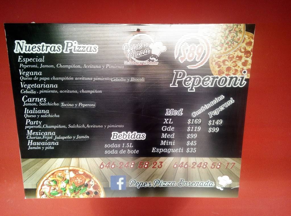 Pepes Pizza | restaurant | Marquez de Leon, 22850 Ensenada, Baja California, Mexico | 016462485817 OR +52 646 248 5817