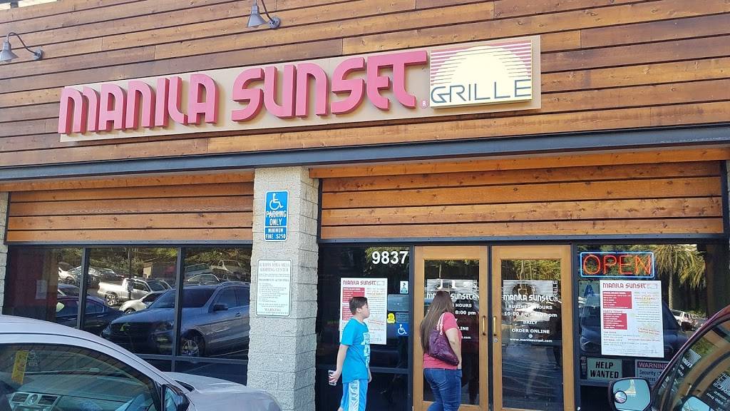 Manila Sunset | restaurant | 1005, 9837 Mira Mesa Blvd, San Diego, CA 92131, USA | 8585786200 OR +1 858-578-6200