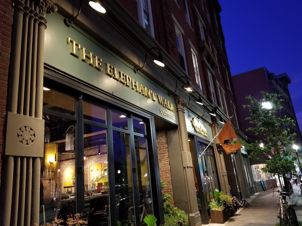 The Elephant Walk South End | restaurant | 1415 Washington St, Boston, MA 02118, USA | 6172471500 OR +1 617-247-1500