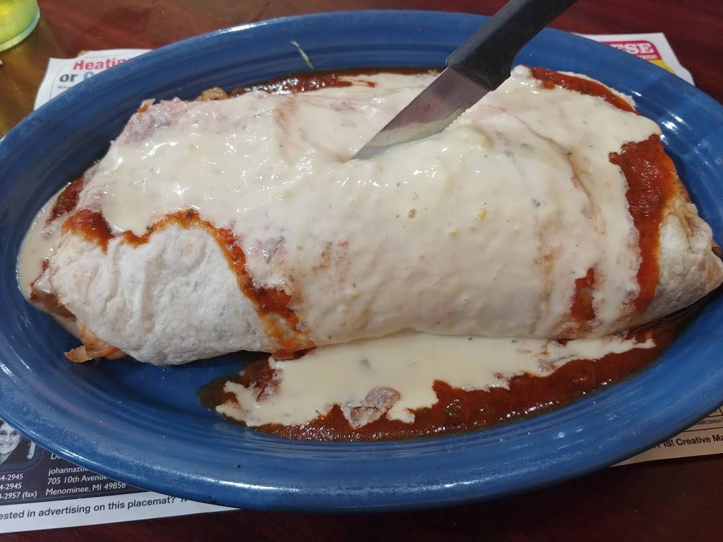 La Cabana Mexican Cuisine | restaurant | 1553 Marinette Ave, Marinette, WI 54143, USA | 7153305903 OR +1 715-330-5903