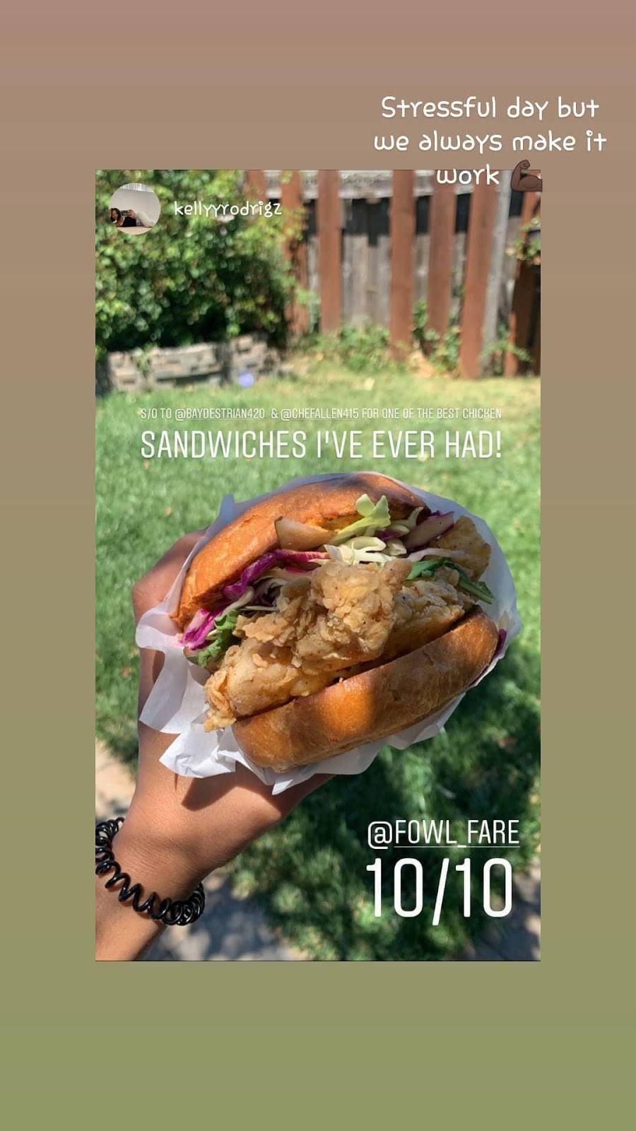 Fowl & Fare | restaurant | 3400 Richmond Pkwy, Richmond, CA 94806, USA | 4154246008 OR +1 415-424-6008