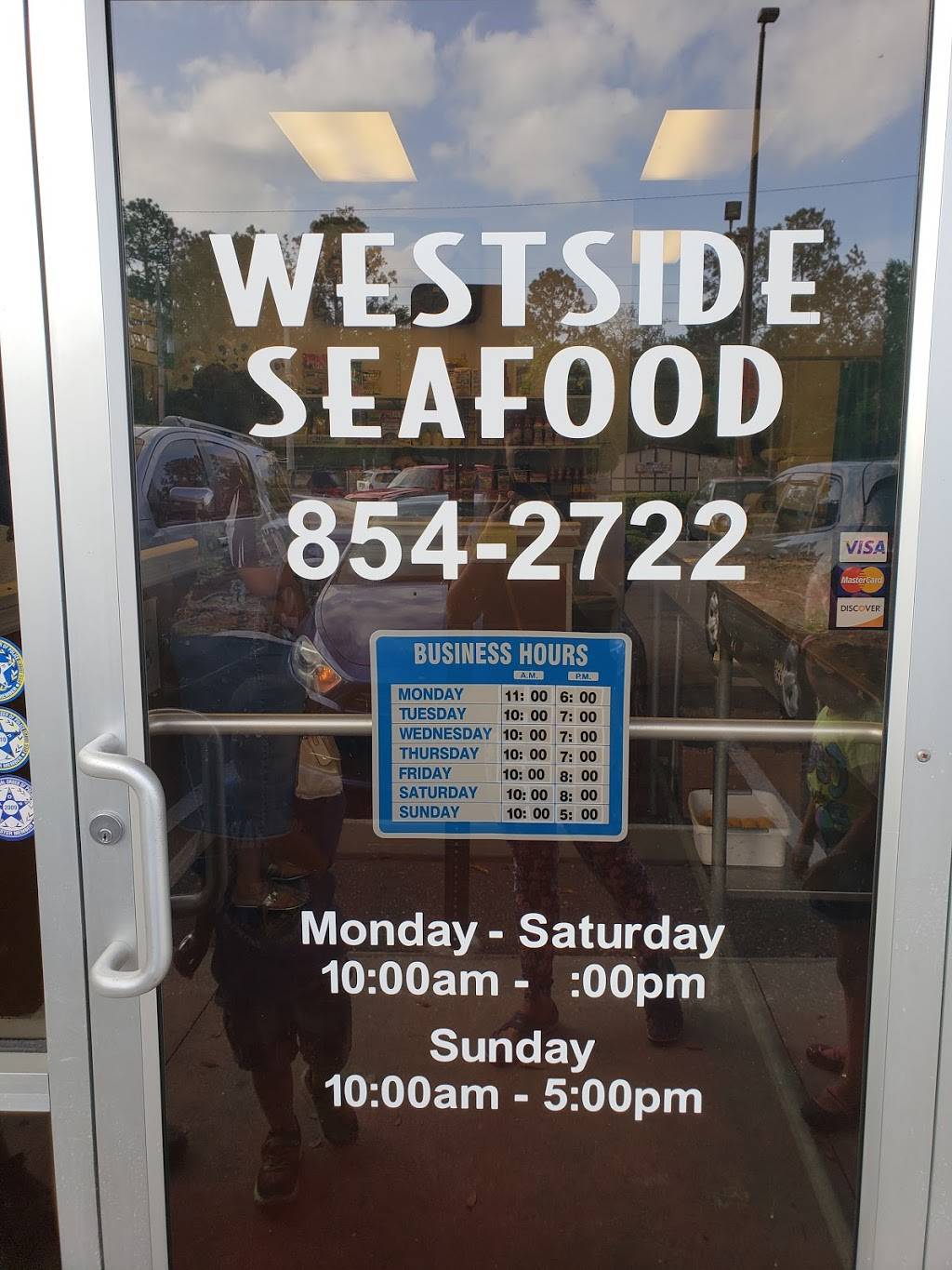 Westside Seafood | meal takeaway | 7945 103rd St, Jacksonville, FL 32210, USA | 9048542722 OR +1 904-854-2722