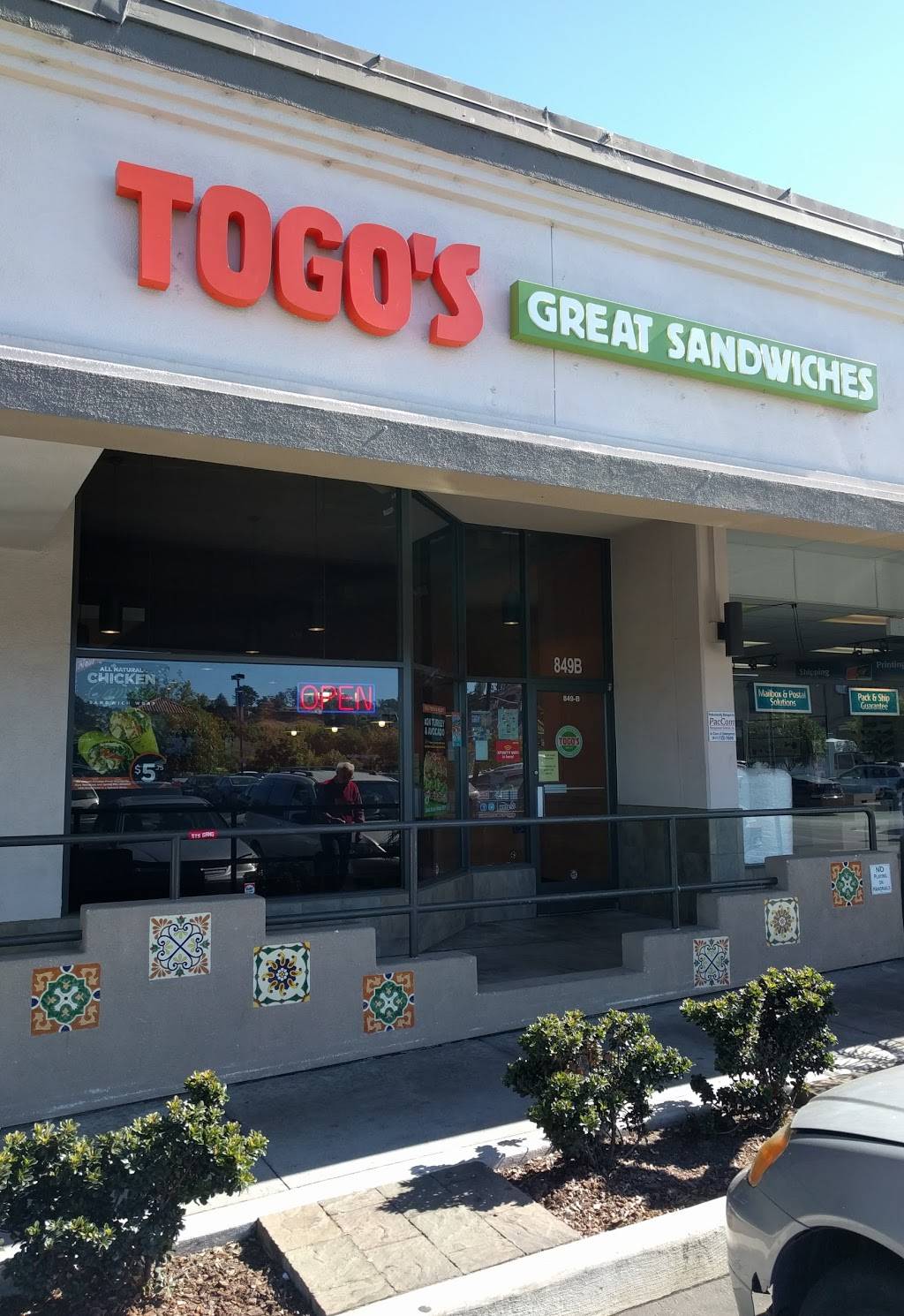TOGOS Sandwiches | meal takeaway | 849-B Almar Ave, Santa Cruz, CA 95060, USA | 8314316889 OR +1 831-431-6889
