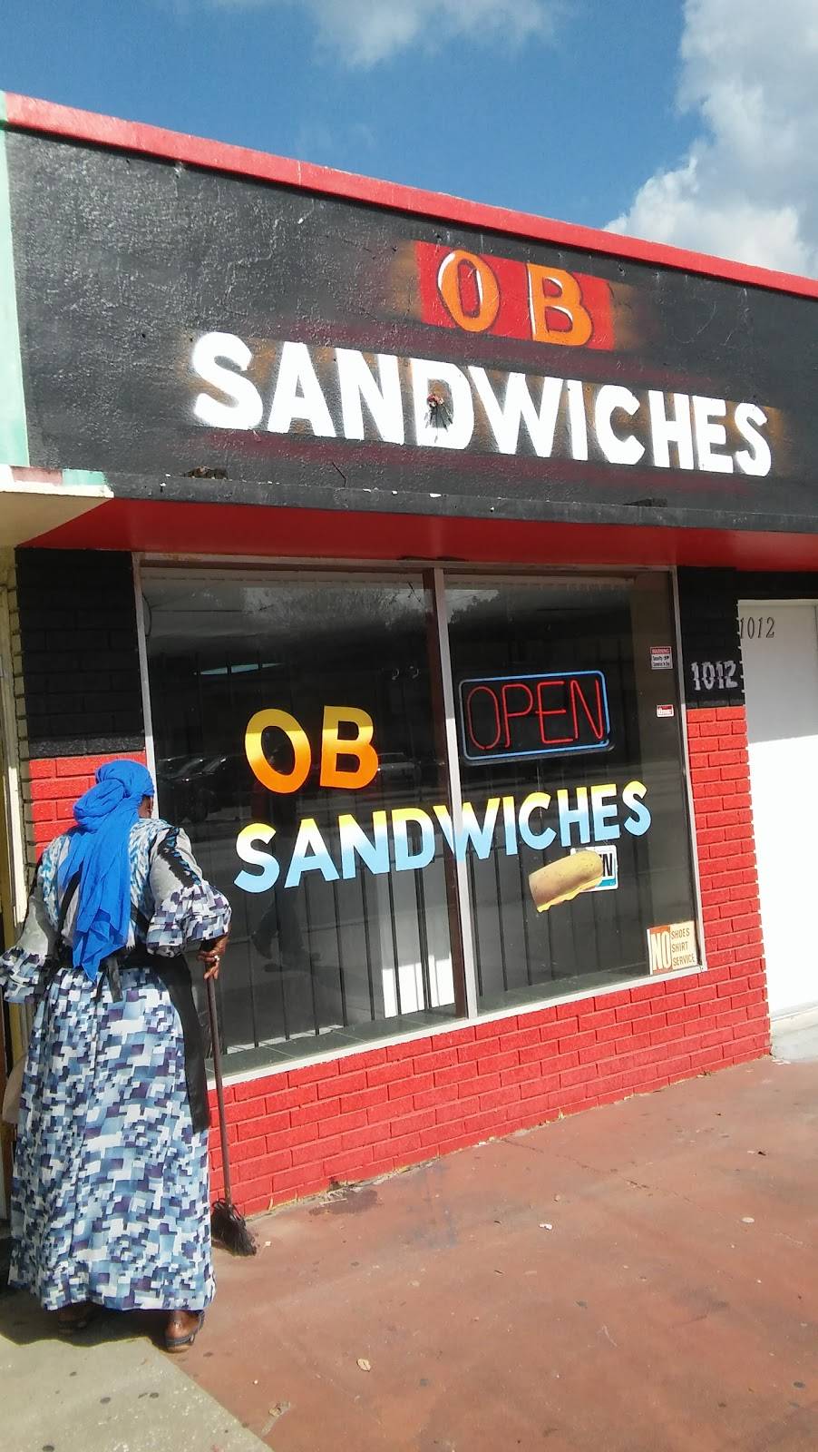 O & B Deli( O B Sandwiches) | restaurant | 1012 E Hillsborough Ave, Tampa, FL 33604, USA | 8132380550 OR +1 813-238-0550