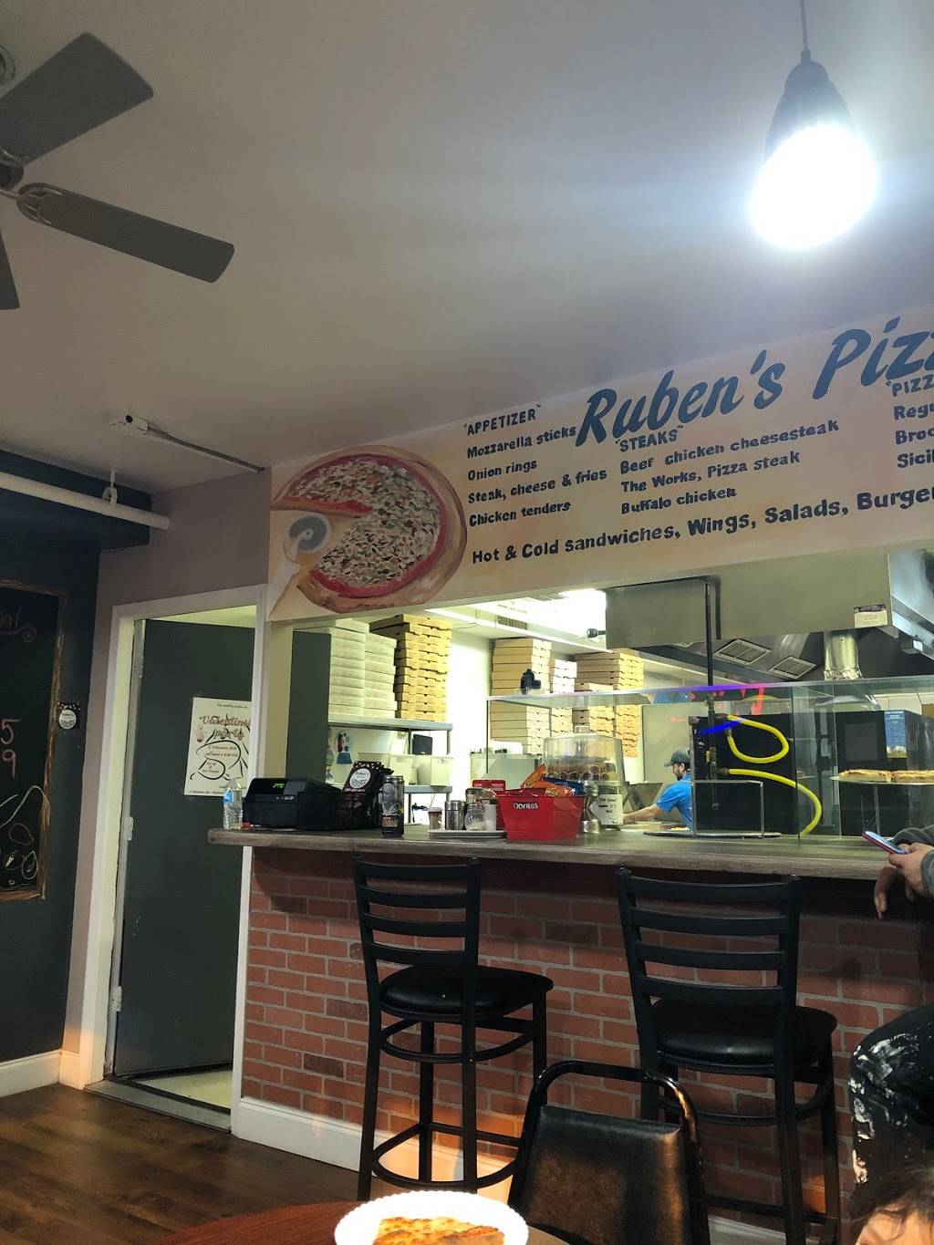 Ruben’s Pizza | restaurant | 2191 Spruce St, Ewing Township, NJ 08638, USA | 6098836637 OR +1 609-883-6637