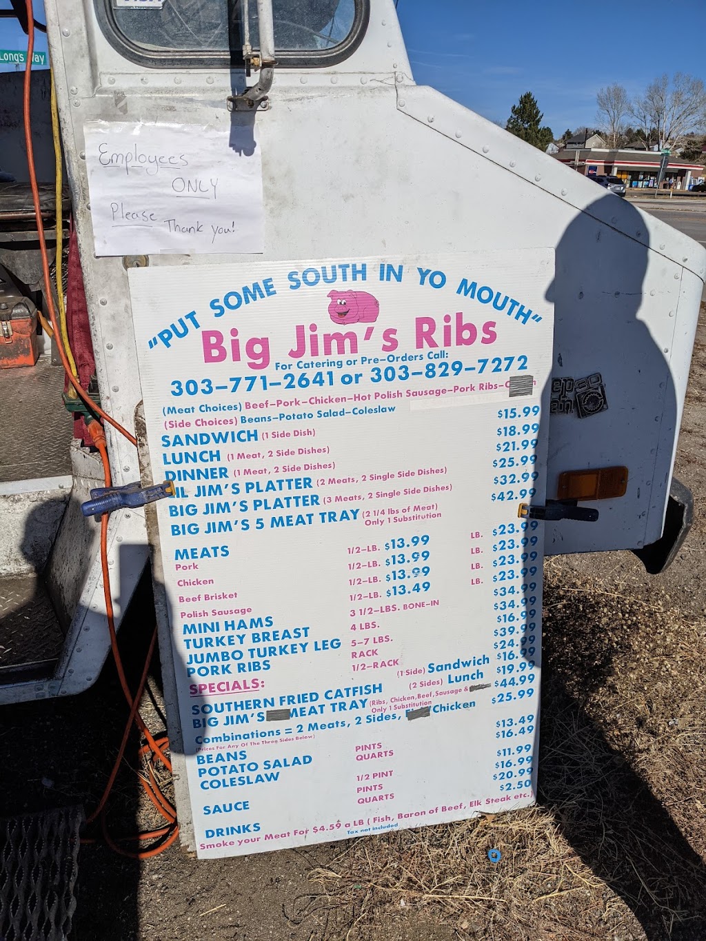 Big Jims Ribs | meal takeaway | 11259 S Parker Rd, Parker, CO 80134, USA | 3037712641 OR +1 303-771-2641