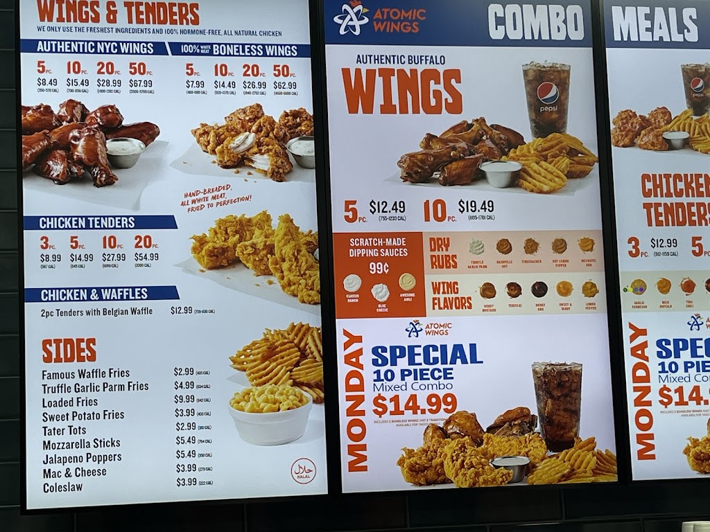 Atomic Wings | restaurant | 11200 Northwest Fwy, Houston, TX 77092, USA | 3464062879 OR +1 346-406-2879