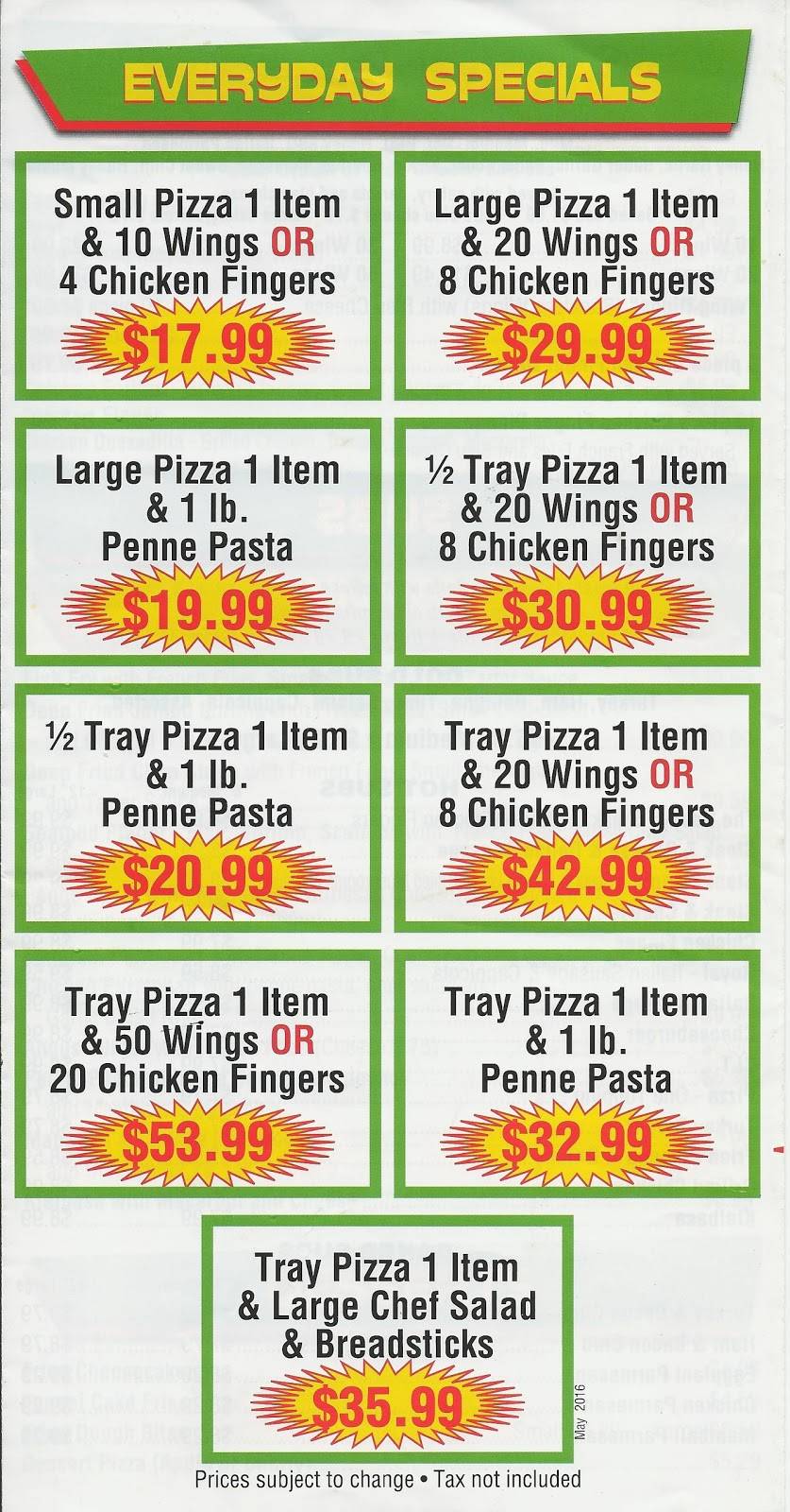 Rockys Island Pizza | restaurant | 2600 Grand Island Blvd #3148, Grand Island, NY 14072, USA | 7167741100 OR +1 716-774-1100