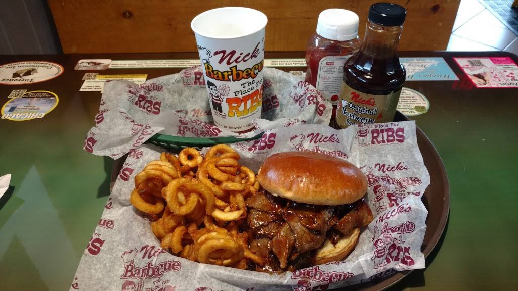 Nicks Barbecue | restaurant | 16638 Oak Park Ave, Tinley Park, IL 60477, USA | 7084447427 OR +1 708-444-7427