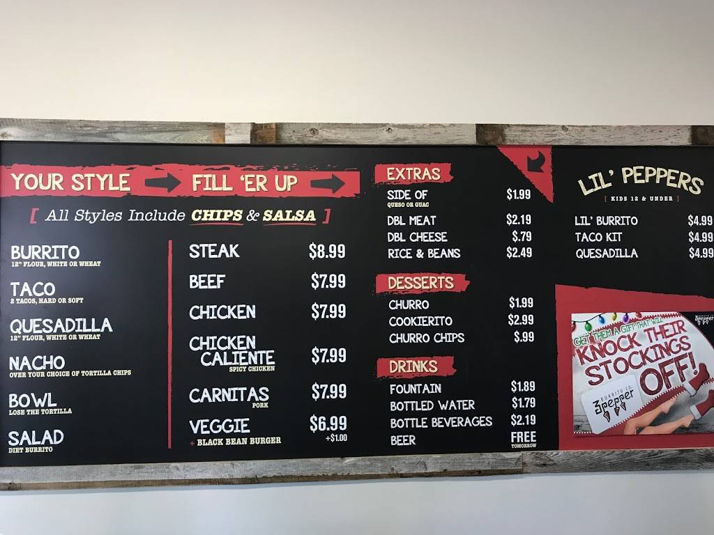3 Pepper Burrito Co. | restaurant | 24065 Peachland Blvd, Port Charlotte, FL 33954, USA | 9415850305 OR +1 941-585-0305