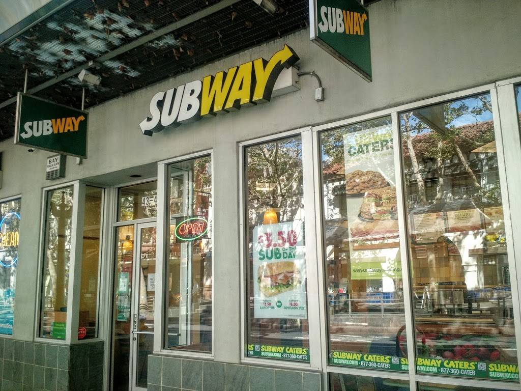 Subway Restaurants | restaurant | 43 S 1st St, San Jose, CA 95113, USA | 4089717827 OR +1 408-971-7827
