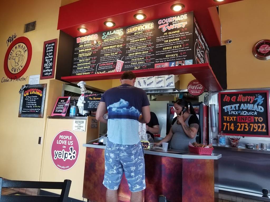 Peters Gourmade Grill | restaurant | 14311 Newport Ave, Tustin, CA 92780, USA | 7148322099 OR +1 714-832-2099
