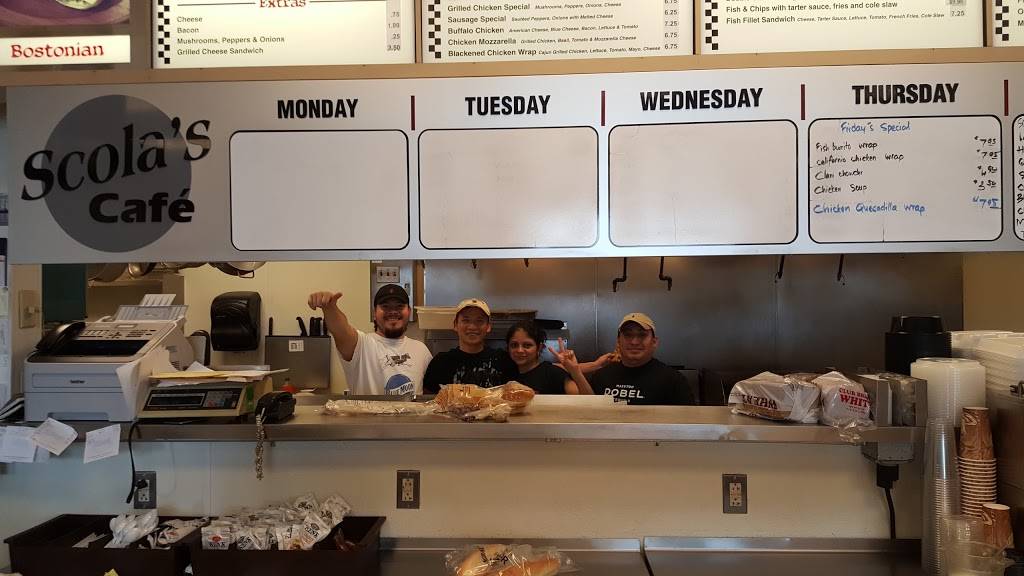 Scolas Café | meal takeaway | 88 Black Falcon Ave, Boston, MA 02210, USA | 6174780408 OR +1 617-478-0408