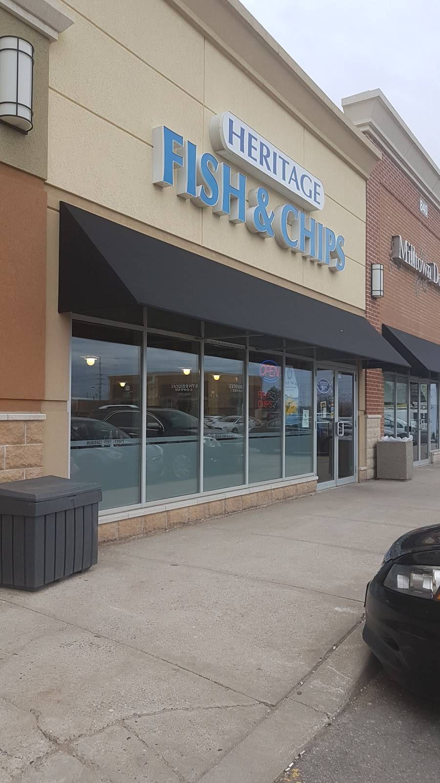 Heritage Fish & Chips | restaurant | 840 Main St E, Milton, ON L9T 0J4, Canada | 9058781239 OR +1 905-878-1239