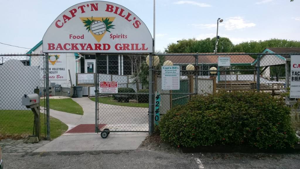 Captn Bills Backyard Grill | restaurant | 4240 Market St, Wilmington, NC 28403, USA | 9107620173 OR +1 910-762-0173