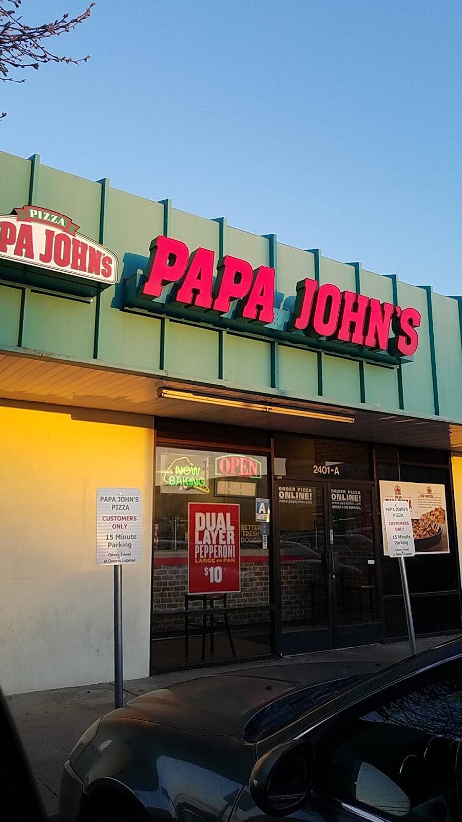 Papa Johns Pizza | restaurant | 2401 White Ln Ste 7, Bakersfield, CA 93304, USA | 6618330303 OR +1 661-833-0303