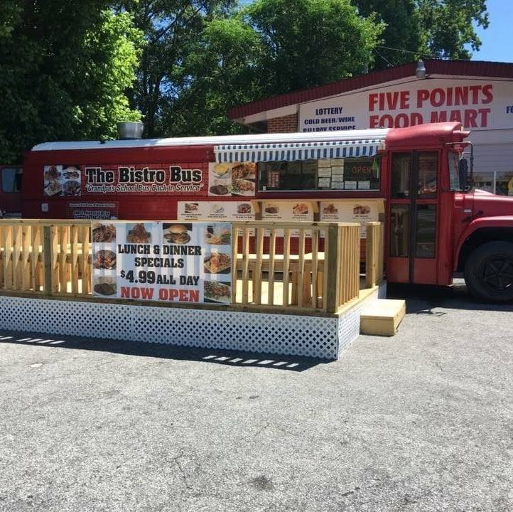 The Bistro Bus Grill & Restaurant | restaurant | 205 S Memorial Dr, Greenville, NC 27834, USA | 2524130824 OR +1 252-413-0824