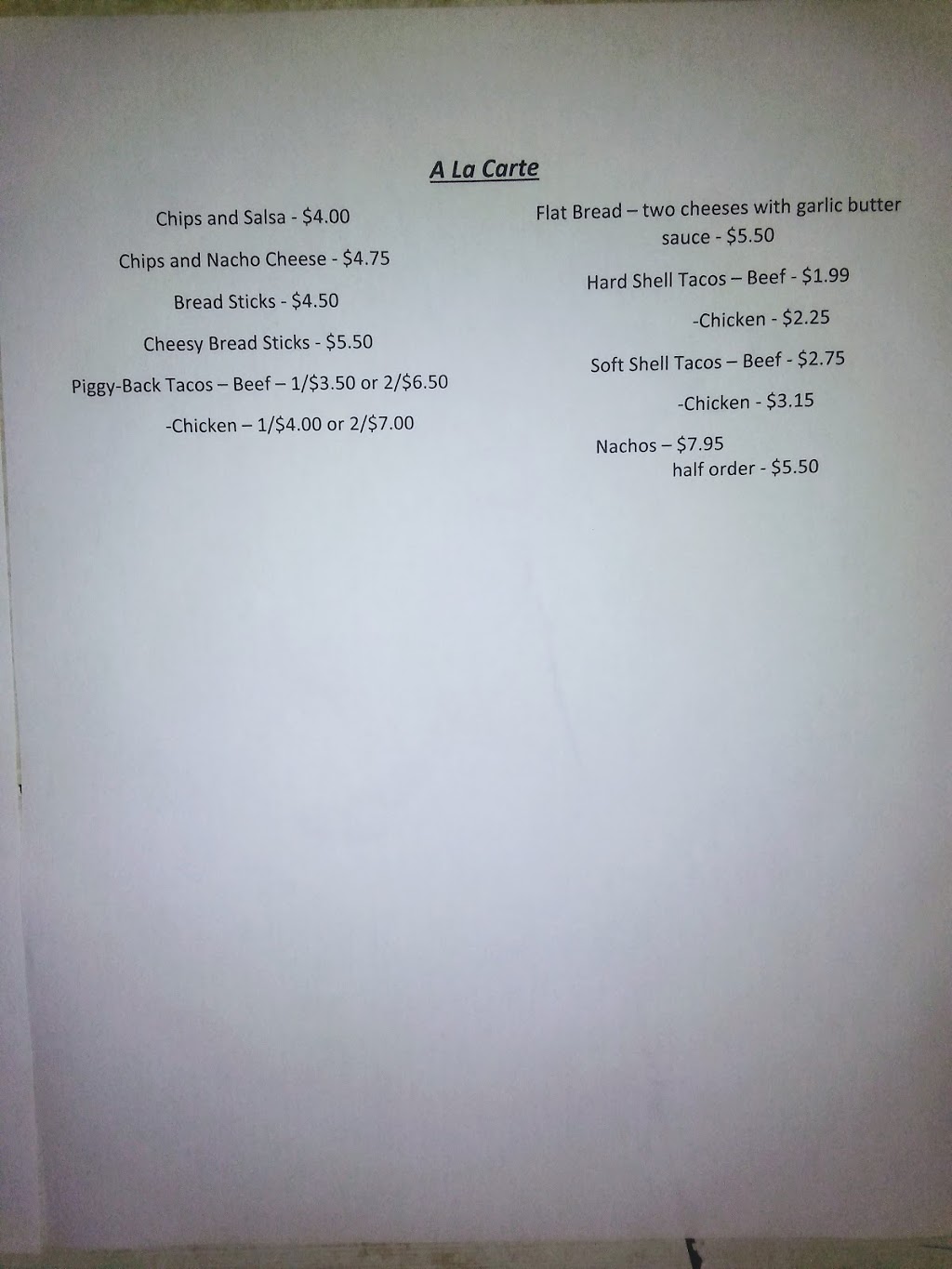 Trails End | restaurant | 964 Main St, Springfield, CO 81073, USA | 7195234460 OR +1 719-523-4460