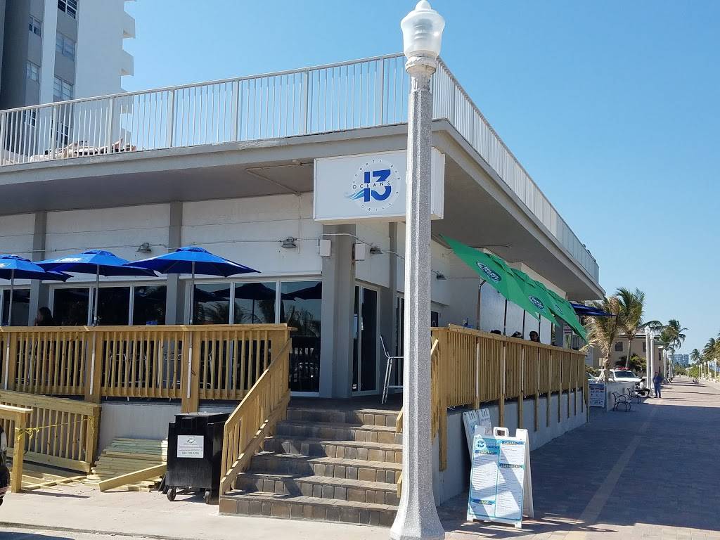 Oceans 13 Sports Bar and Grill | restaurant | 3111 N Surf Rd, Hollywood, FL 33019, USA | 9546134026 OR +1 954-613-4026