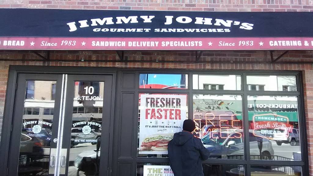 Jimmy Johns | meal delivery | 10 S Tejon St, Colorado Springs, CO 80903, USA | 7192277827 OR +1 719-227-7827