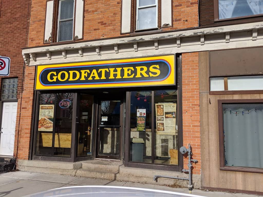 Godfathers Pizza - Cayuga | restaurant | 20 Talbot St W, Cayuga, ON N0A 1E0, Canada | 9057729000 OR +1 905-772-9000