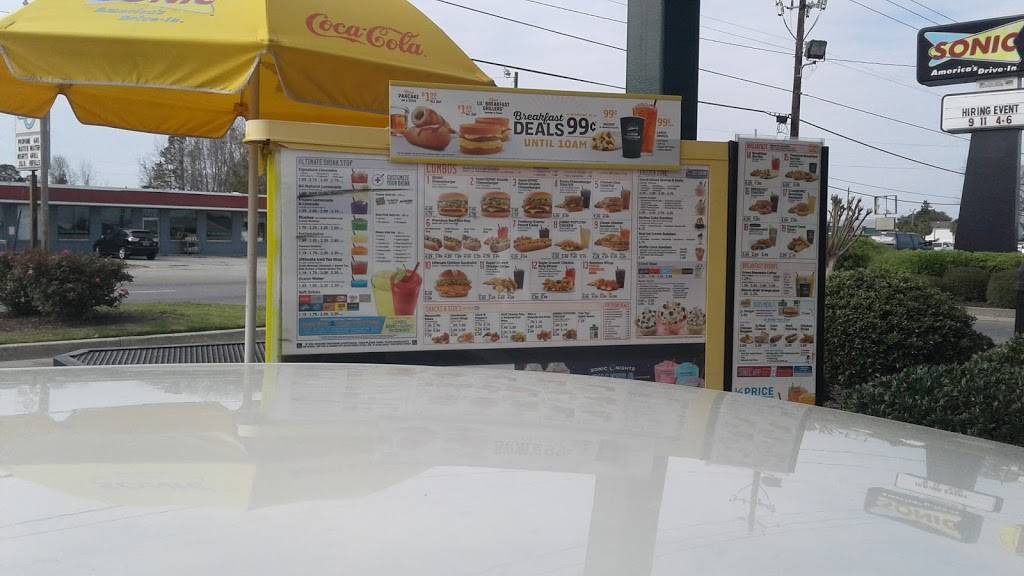 Sonic Drive-In | restaurant | 1738 S Irby St, Florence, SC 29505, USA | 8436185581 OR +1 843-618-5581
