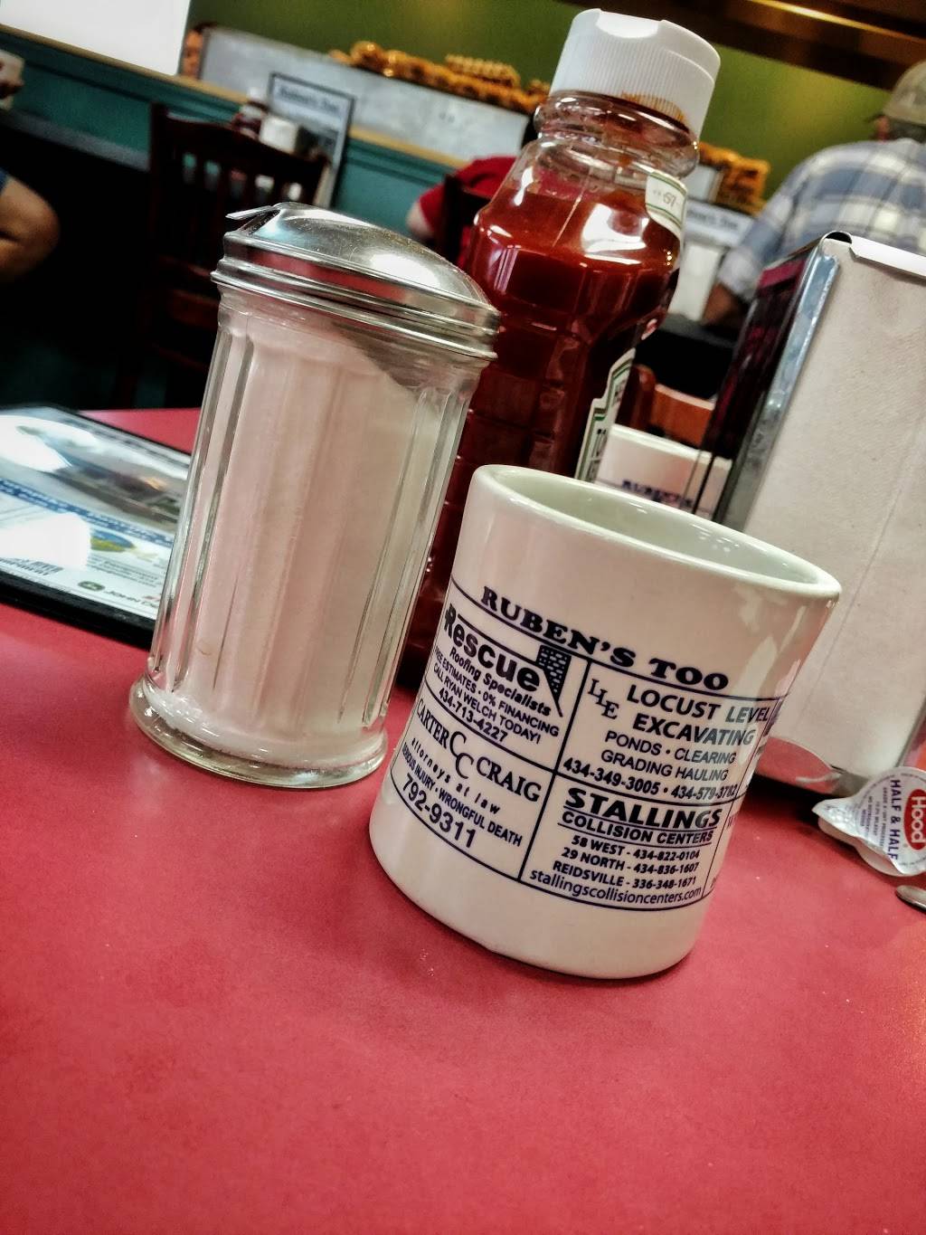Rubens Too | restaurant | 2449 Franklin Turnpike, Danville, VA 24540, USA | 4348368302 OR +1 434-836-8302