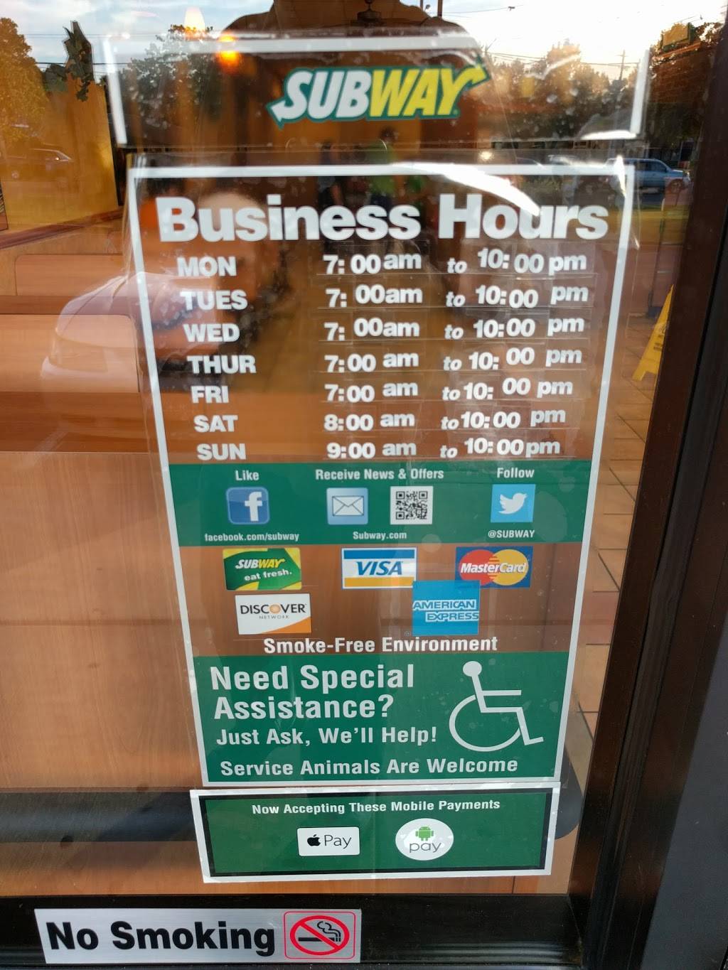 Subway Restaurants | restaurant | 7601 US Hwy 70 Suite 101 Appling Crossing Kroger Center, Bartlett, TN 38133, USA | 9013869825 OR +1 901-386-9825