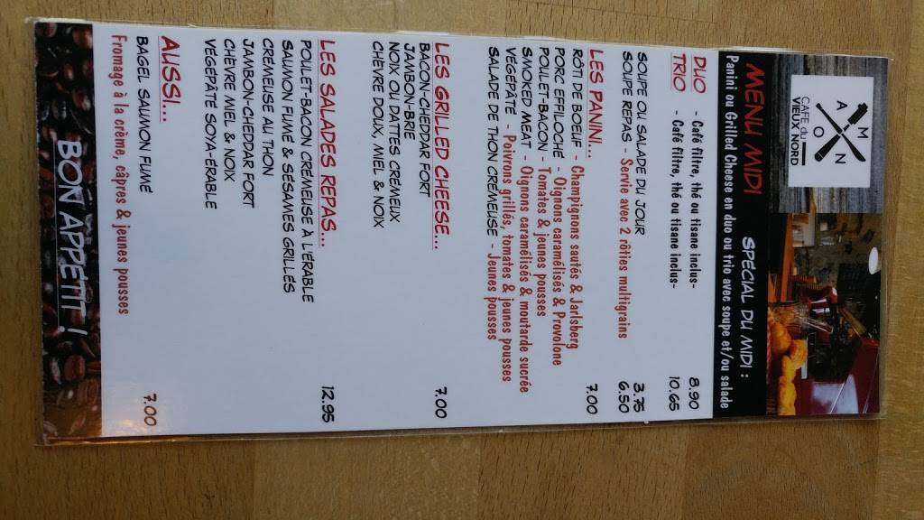 Petit Cafe Du Nord | restaurant | 1120 Rue Prospect, Sherbrooke, QC J1H 1B4, Canada | 8193484177 OR +1 819-348-4177