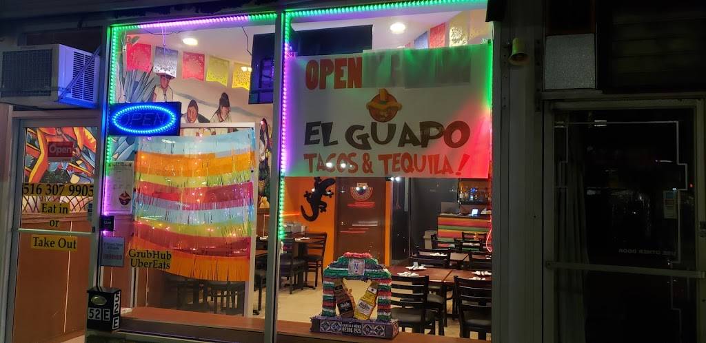 El Guapo Tacos & Tequila | restaurant | 52 E Old Country Rd, Mineola, NY 11501, USA | 5163079905 OR +1 516-307-9905