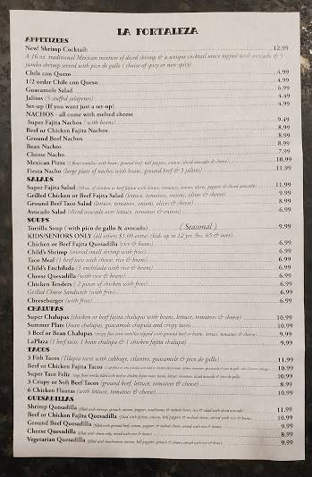 La Fortaleza Mexican Cuisine by Angel | restaurant | 1028 Co Rd 4209, Jacksonville, TX 75766, USA | 9035410002 OR +1 903-541-0002