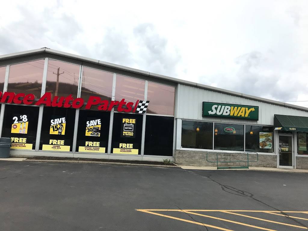 Subway | restaurant | 355 W Pulteney St, Corning, NY 14830, USA | 6079366782 OR +1 607-936-6782