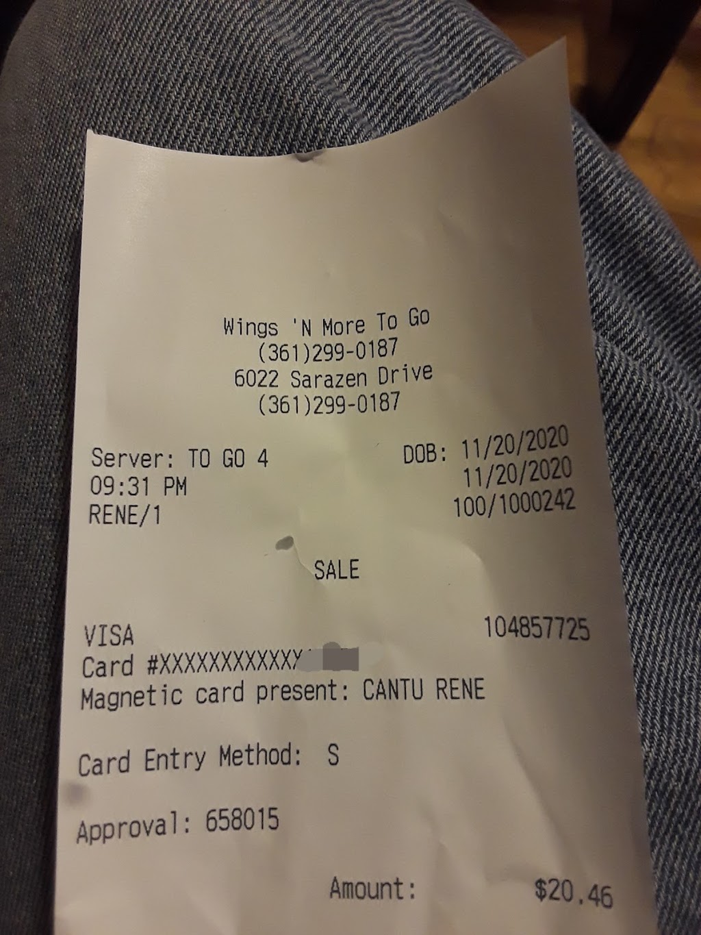 Wings N More To Go | restaurant | 5700 Wooldridge Rd, Corpus Christi, TX 78414, USA | 3612990187 OR +1 361-299-0187