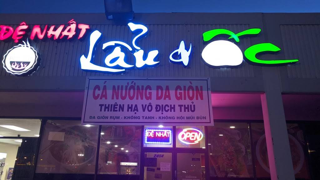 De Nhat lau va oc | restaurant | 2404 S Collins St, Arlington, TX 76014, USA | 6824333938 OR +1 682-433-3938