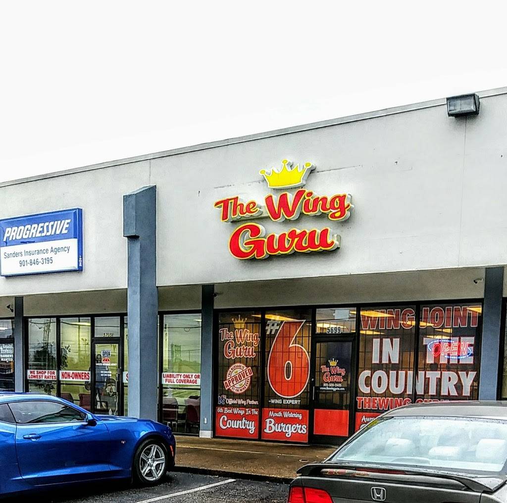 The Wing Guru | restaurant | 5699 Mt Moriah Rd, Memphis, TN 38115, USA | 9015092405 OR +1 901-509-2405