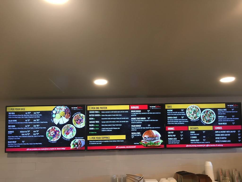 Twisted Indian Wraps - Orillia | restaurant | 685 University Ave Unit 3, Orillia, ON L3V 6H2, Canada | 7053272429 OR +1 705-327-2429