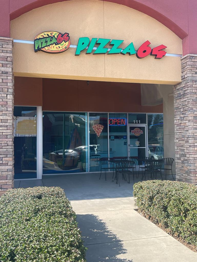 Pizza 64 | restaurant | 9525 N Sommerville Dr, Fresno, CA 93720, USA | 5594322345 OR +1 559-432-2345