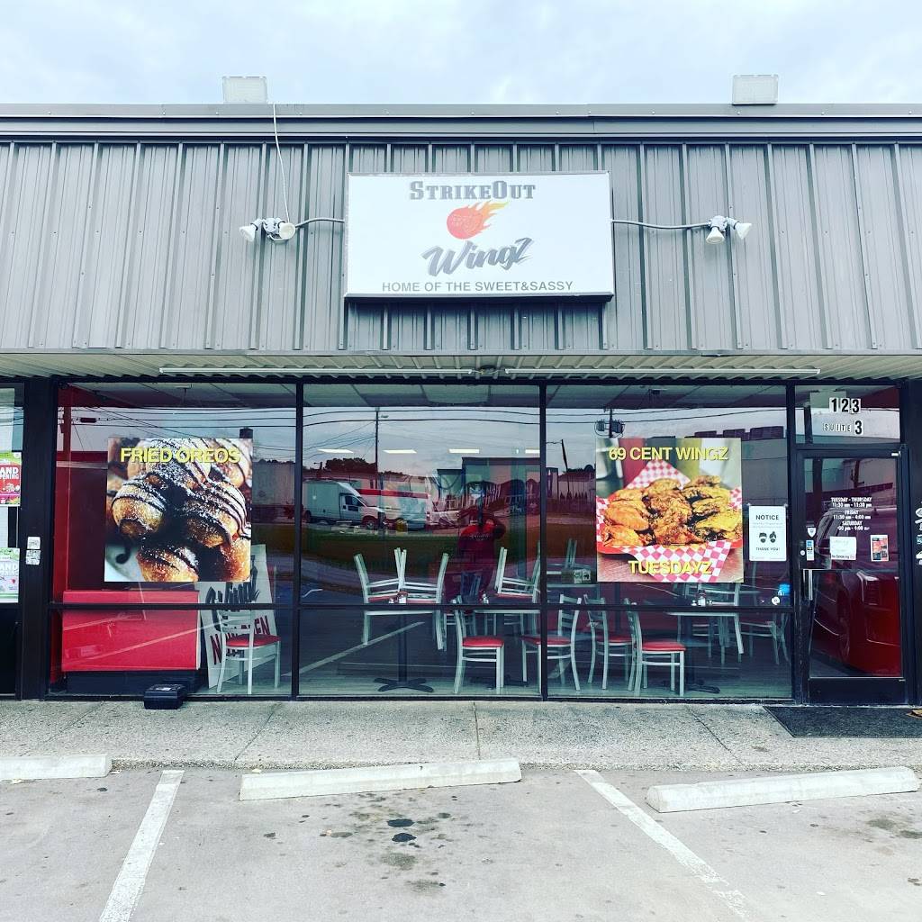 StrikeOut Wingz | restaurant | 123 Ewing Dr Suite 3, Nashville, TN 37207, USA | 6159537554 OR +1 615-953-7554