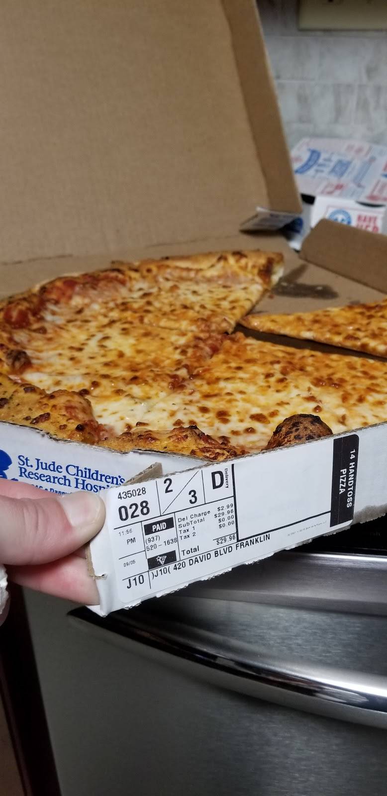 Dominos Pizza | meal delivery | 1008 E 2nd St, Franklin, OH 45005, USA | 9377460256 OR +1 937-746-0256