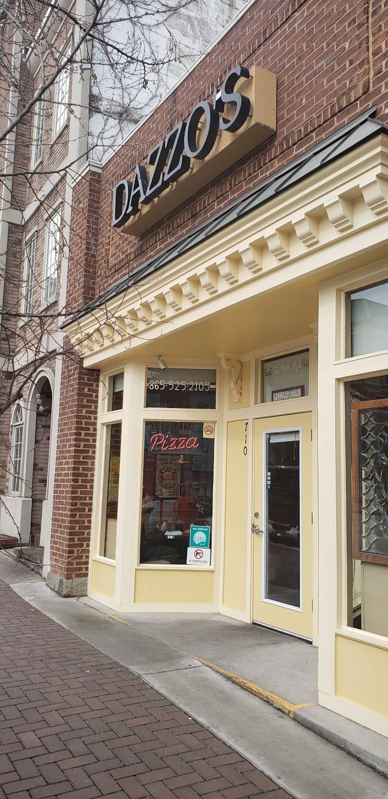 Dazzos Pizzeria | restaurant | 710 S Gay St, Knoxville, TN 37902, USA | 8655252105 OR +1 865-525-2105