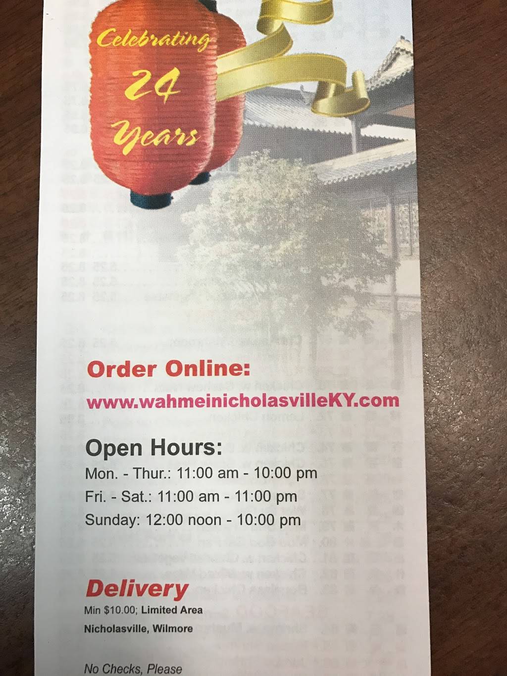 Wahmei Chinese Restaurant | meal delivery | 102 Edgewood Plaza Dr, Nicholasville, KY 40356, USA | 8598857716 OR +1 859-885-7716